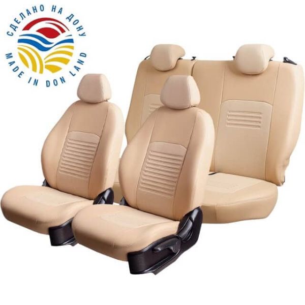 Чехлы Экокожа Турин Классик на Great Wall Safe (SUV G-5) 50/50
