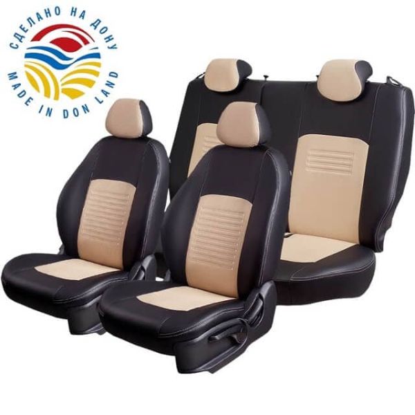 Чехлы Экокожа Турин Классик на Great Wall Safe (SUV G-5) 50/50