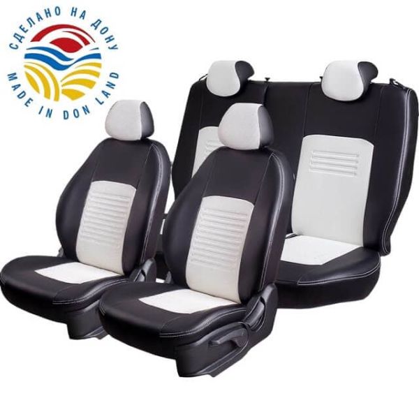 Чехлы Экокожа Турин Классик на Great Wall Safe (SUV G-5) 50/50
