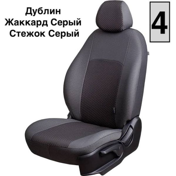 Чехлы Жаккард на Renault Kaptur с 2016+